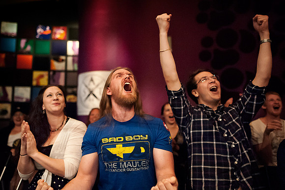 Wrestling fans, Halmstad Wrestling