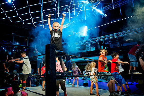 A future wrestling star?