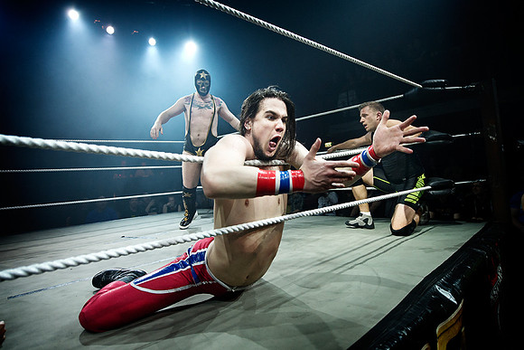 Espen Olsen during a rumble match in Gothenburg