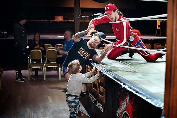 Adrian Storm and Espen Olsen after a youth show