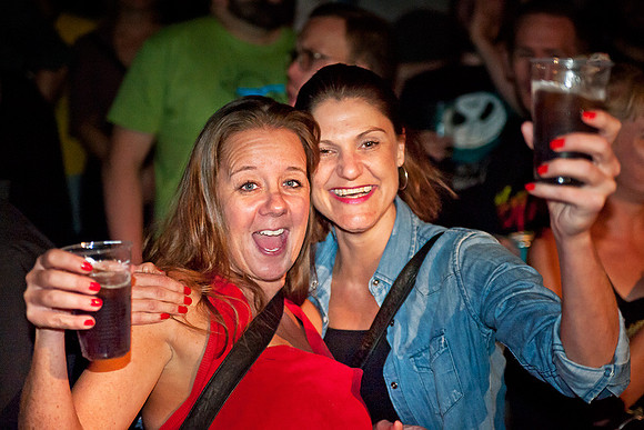 Wrestling fans at Pumpehuset, Copenhagen