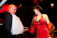Aya Frick molesting the announcer Mr Bronson