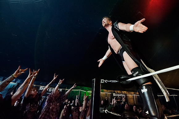 Big D and the crowd at Copenhell...
